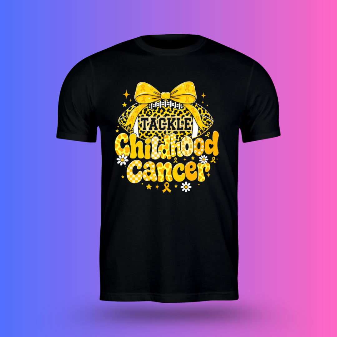 Tackle Childhood Cancer | Football Awareness Shirt