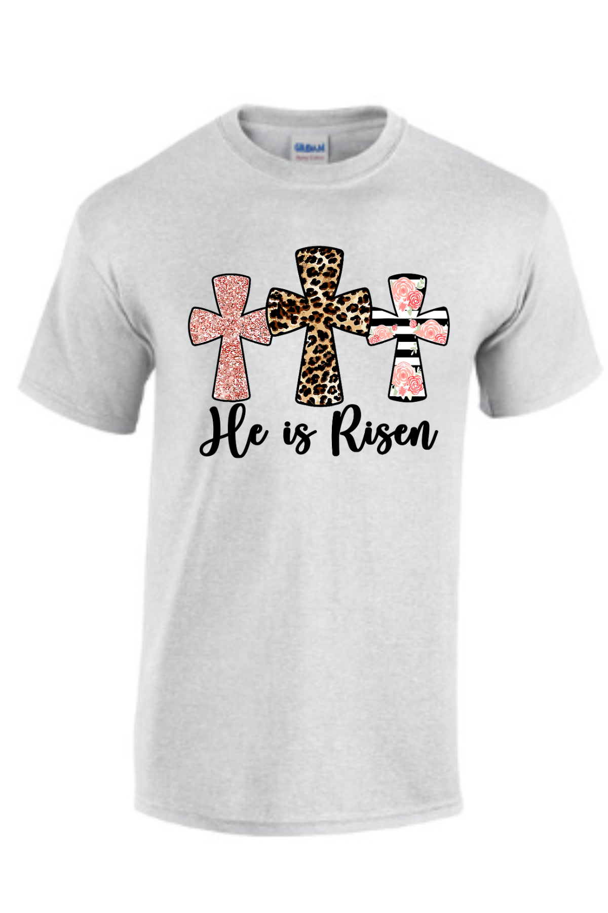 He is risen multiple crosses