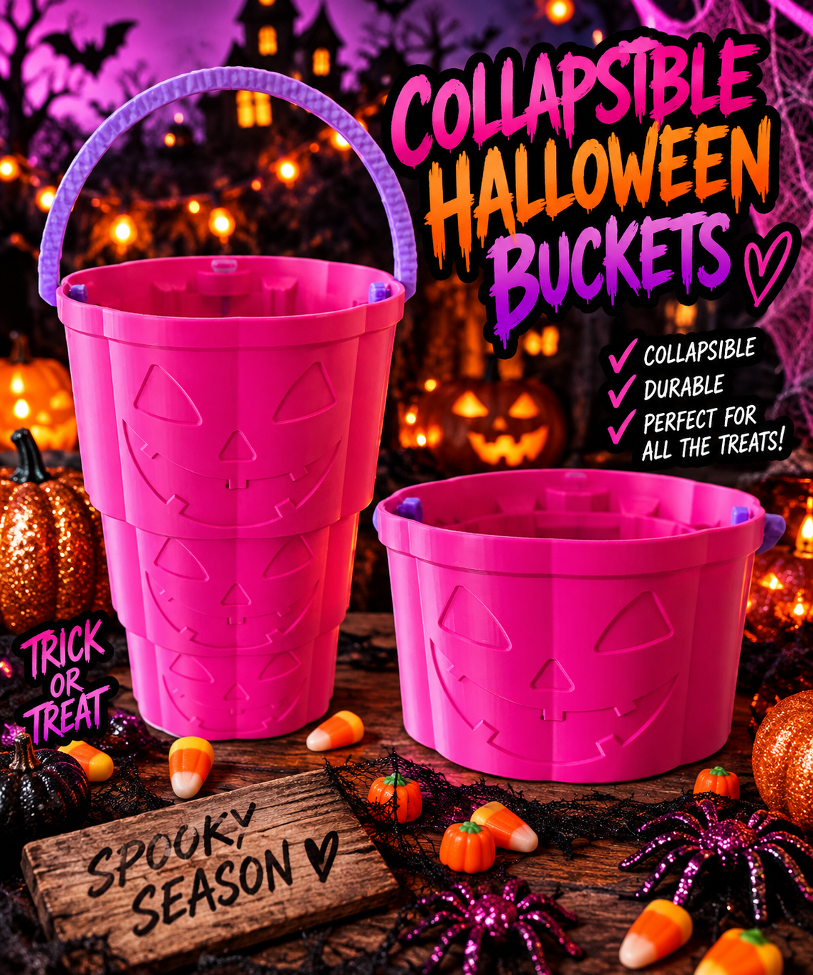 Halloween buckets