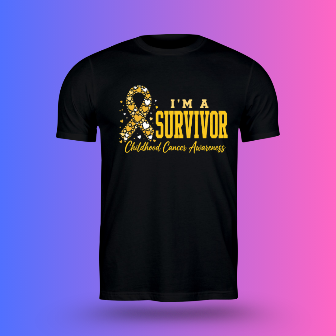 I'm a Survivor | Childhood Cancer Awareness Shirt