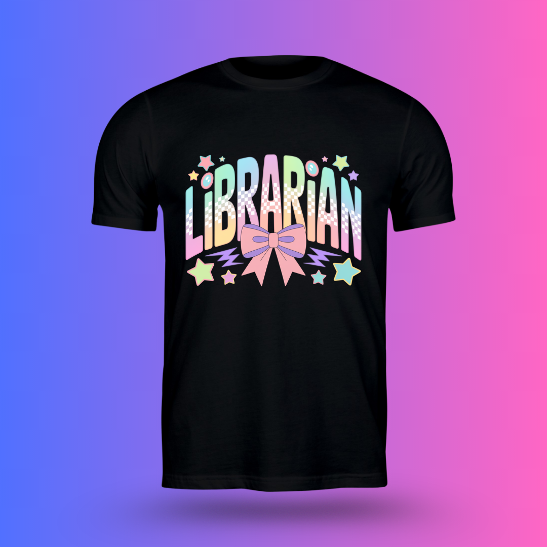 Colorful checkered Librarian