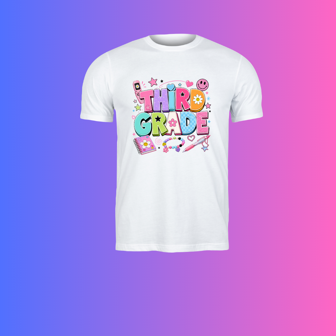 Girly Grade Level Shirt
