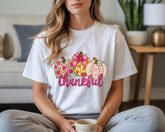 Thankful, pink pumpkins