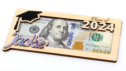Cash  graduation holder