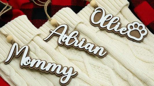 Names for stockings or ornament