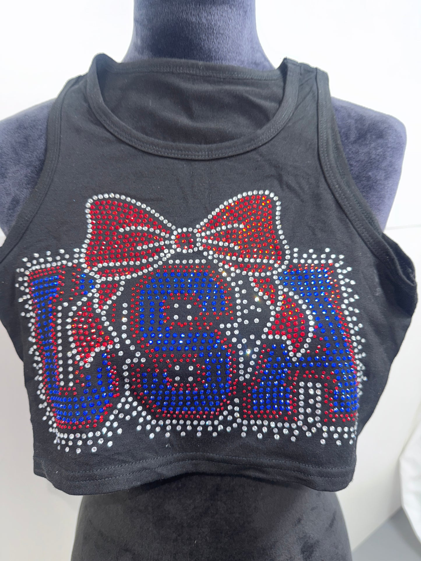 USA heart bling