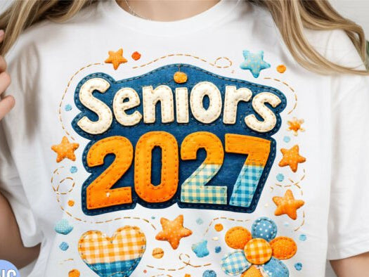 Seniors 2027 denim stitching