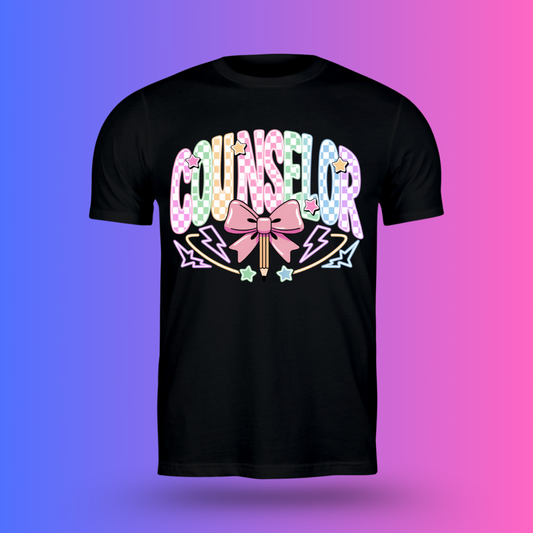 Colorful checkered Counselor